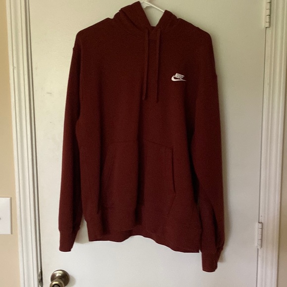 Maroon Nike Hoodie Size Medium - Picture 1 of 1